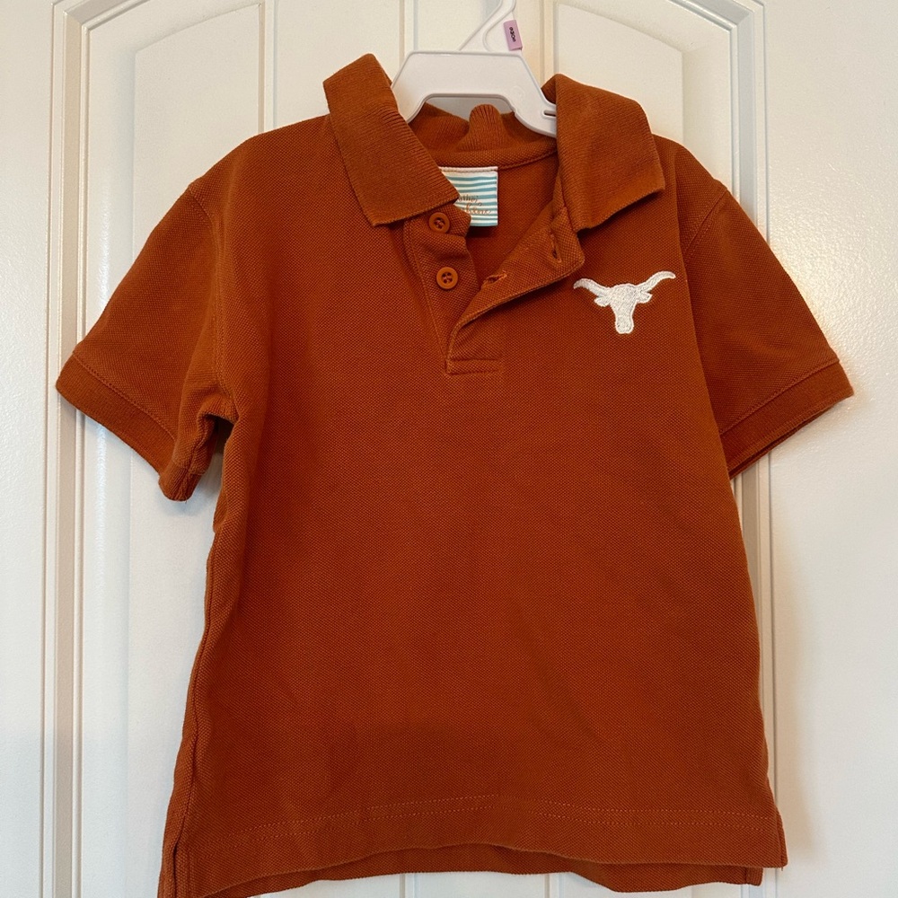 3T Boys Texas Longhorns embroidered Polo